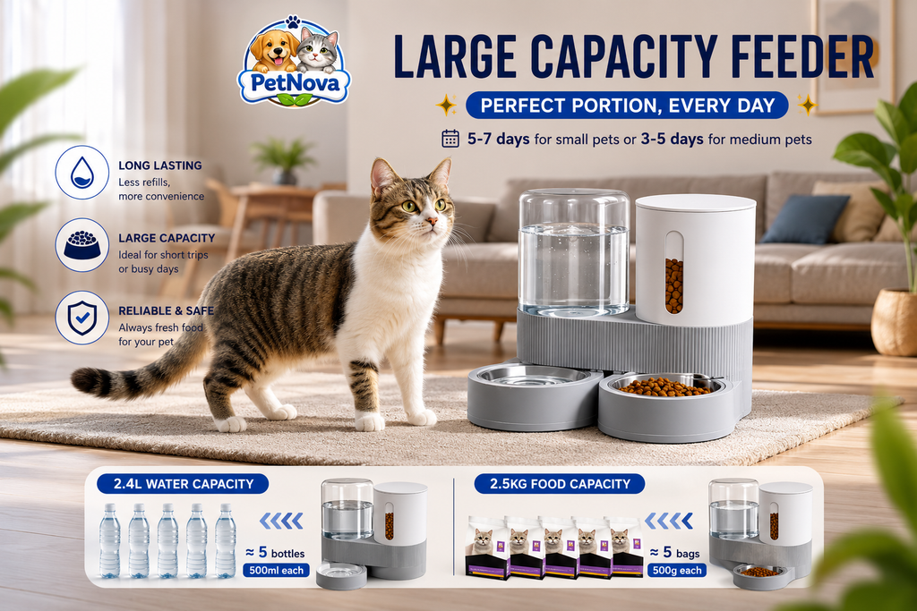 SmartFeed™ Automatic Pet Feeder & Water Dispenser 2.4L