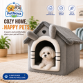 PetNova™ Cozy Pet House Bed