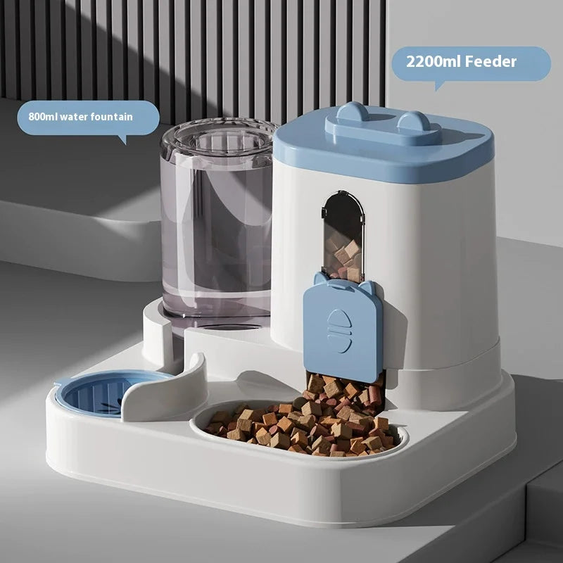PetNova™ Gravity Pet Feeder & Water Dispenser Set