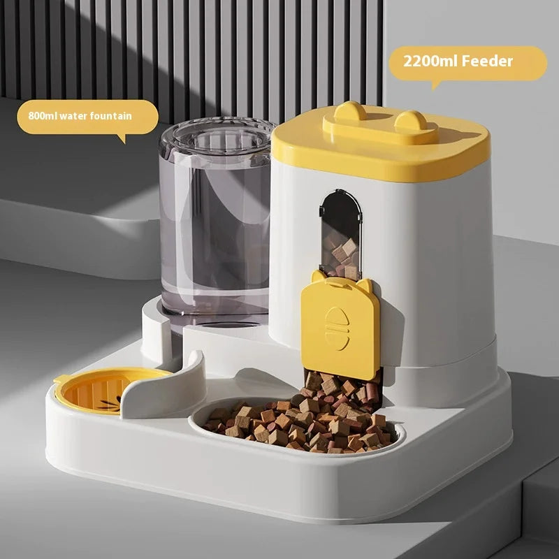 Conjunto de Comedouro e Bebedouro de Gravidade PetNova™