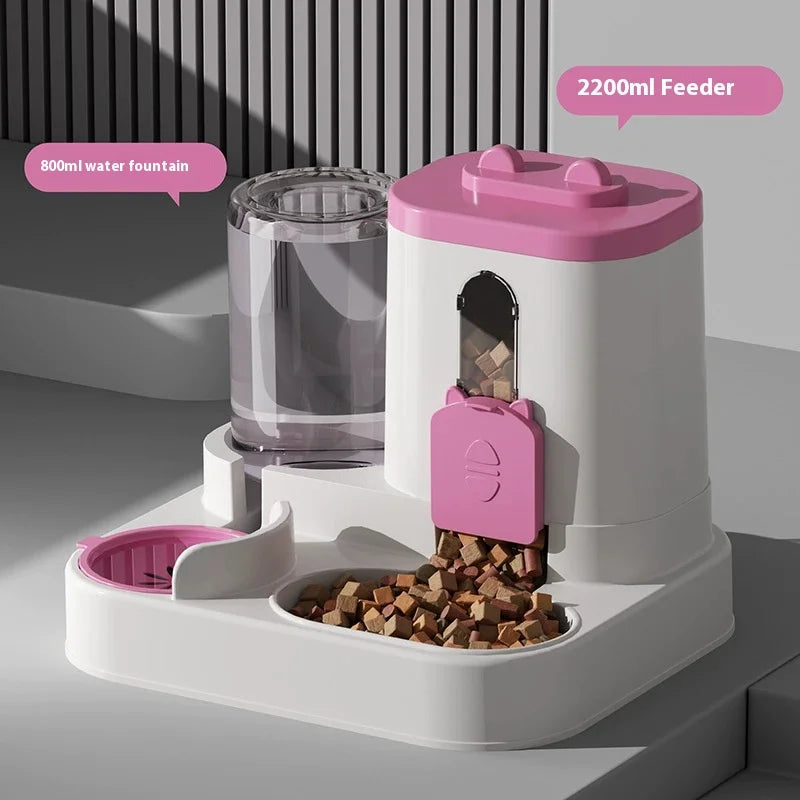 PetNova™ Gravity Pet Feeder & Water Dispenser Set