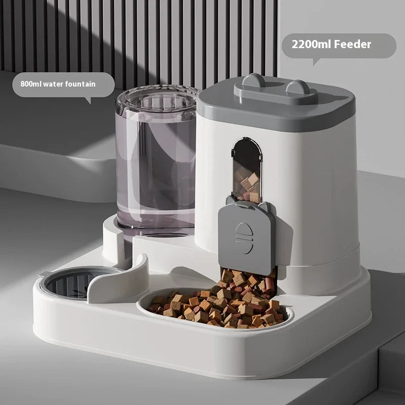 PetNova™ Gravity Pet Feeder & Water Dispenser Set